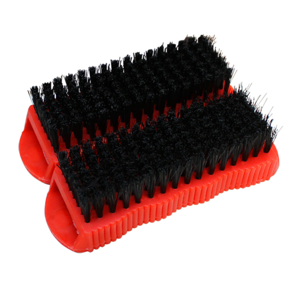 2 PC Double Sided Fingernail Brushes for Scrubbing Cleaning with Magnet