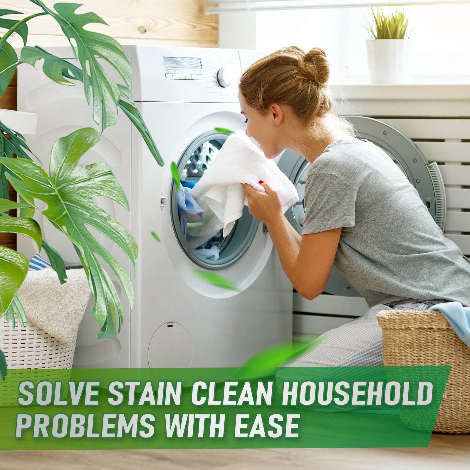 Stain Remover Gel Cleaner, Home Stain Remover Cleaner for Front Loader Washin…
