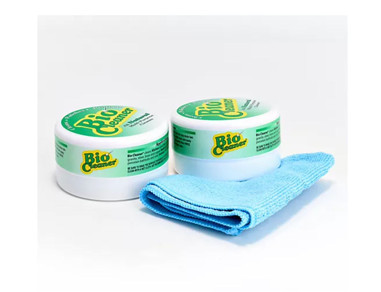 Bio Cleaner Set of 2 10.5oz Multi-Purpose Cleaning Clay with Cloth