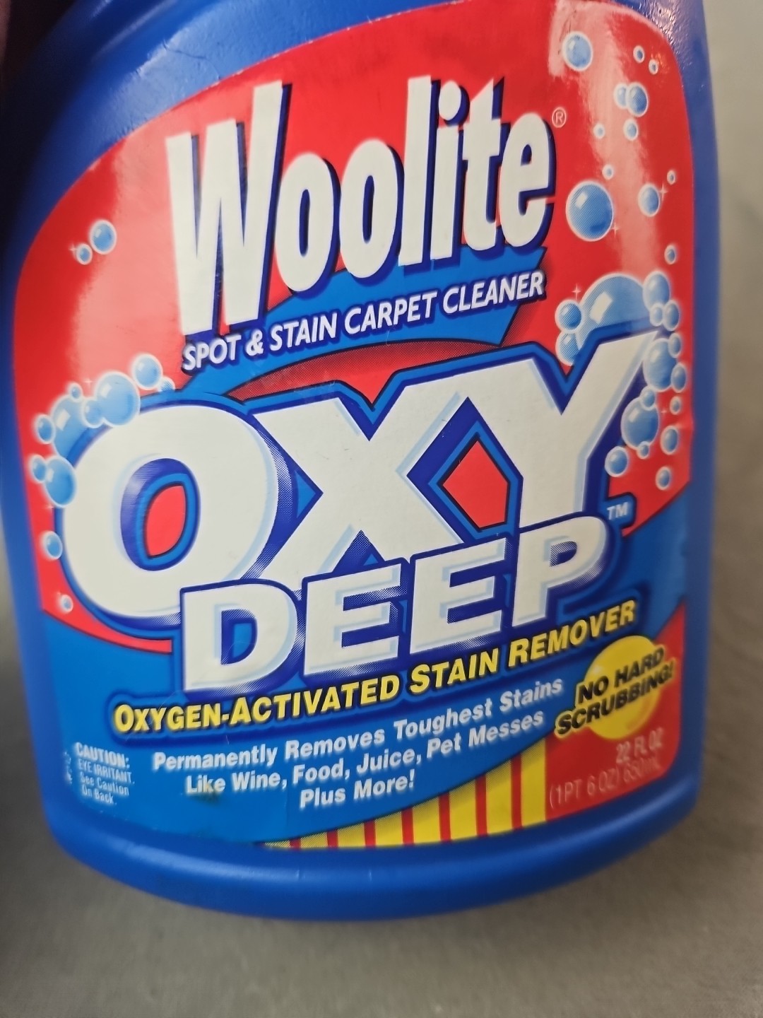 Vintage Woolite Oxy Deep Spot & Stain Carpet Cleaner 20oz 90% Full