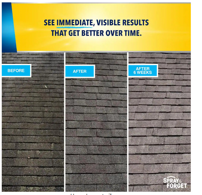Spray & Forget 32oz – Super Concentrated Revolutionary Roof Cleaner