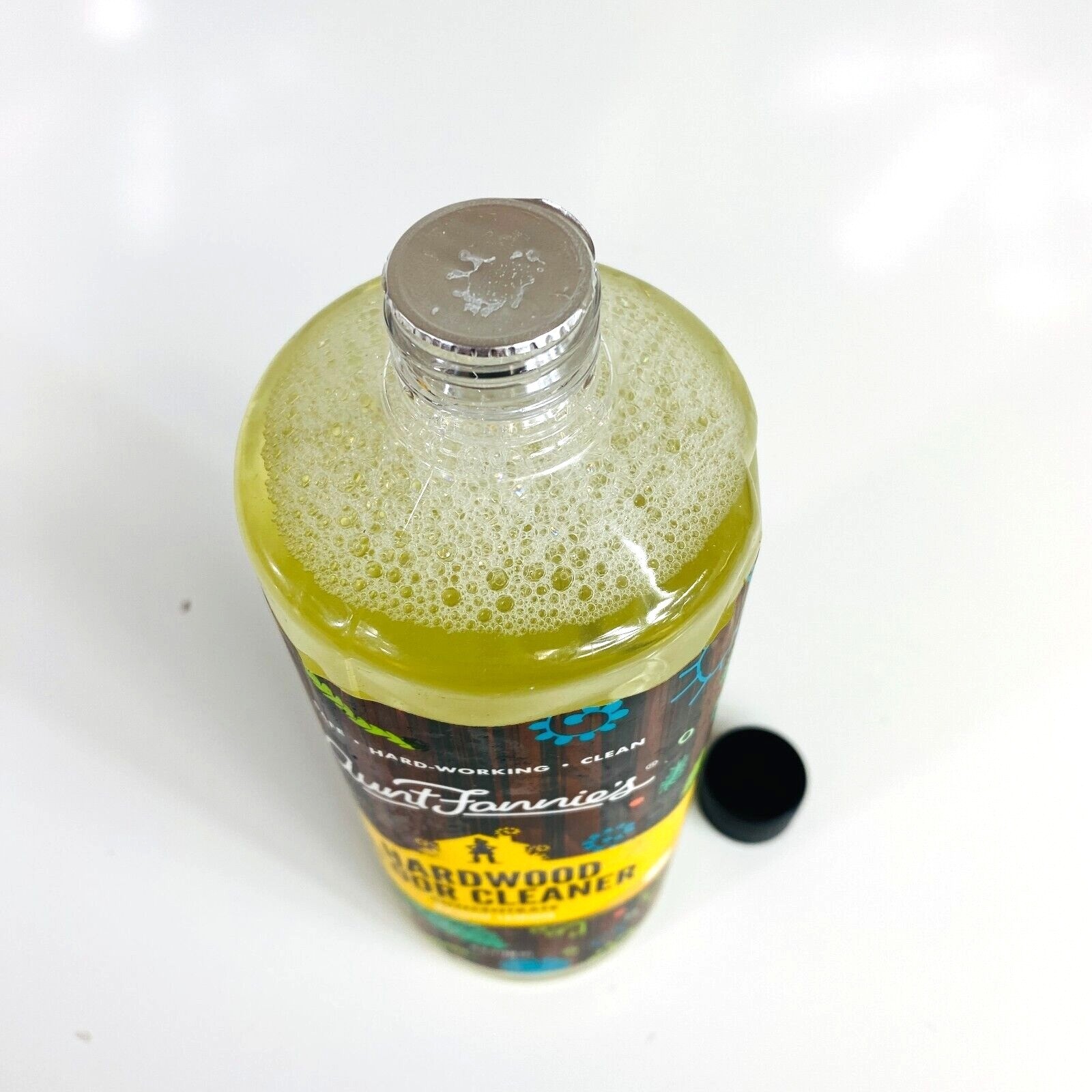 Aunt Fannies Hardwood Floor Cleaner Lemon 32 Oz Vegan Safe Concentrate