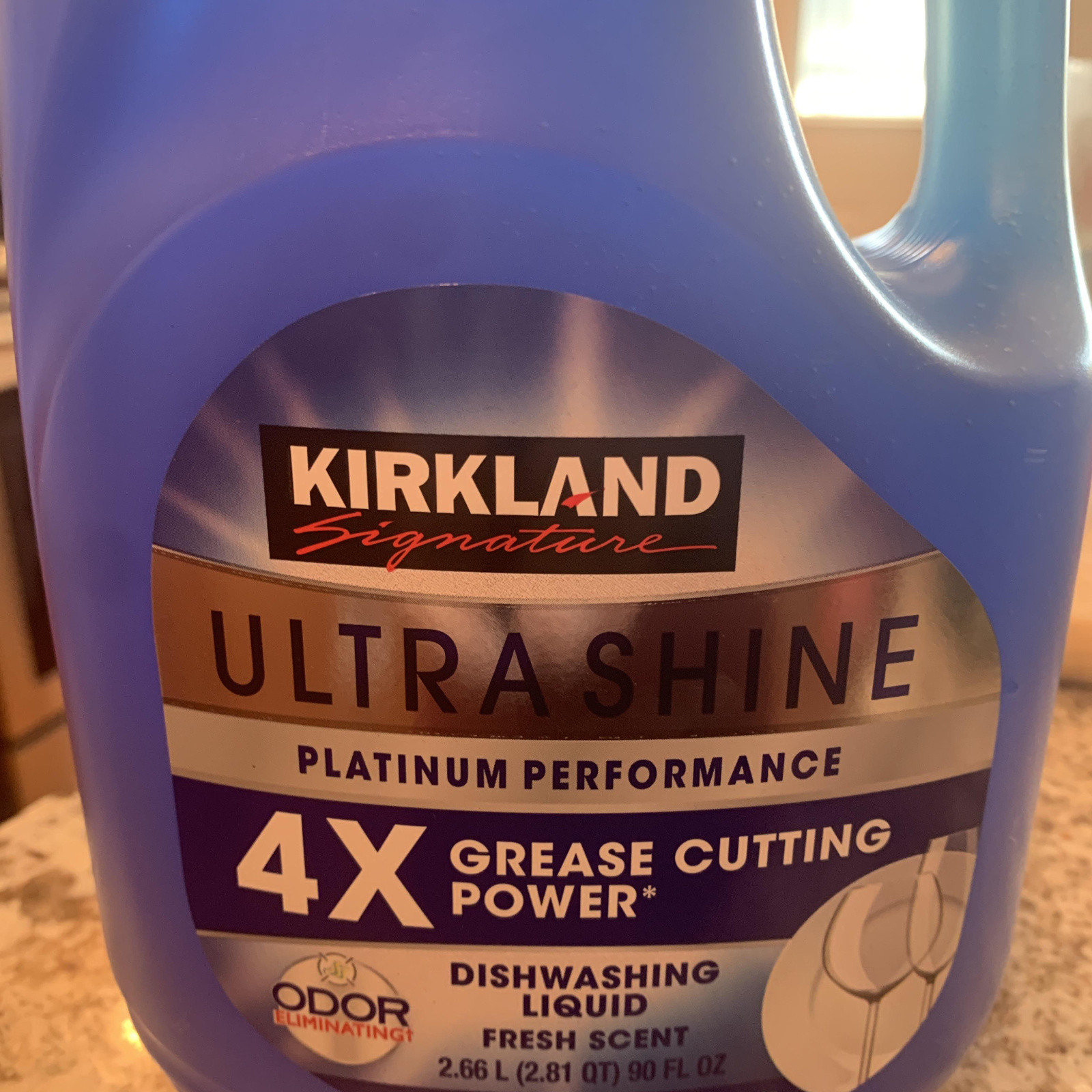 Kirkland Signature Commercial Dishwashing Liquid 90 oz Heavy Duty Degreaser Soap