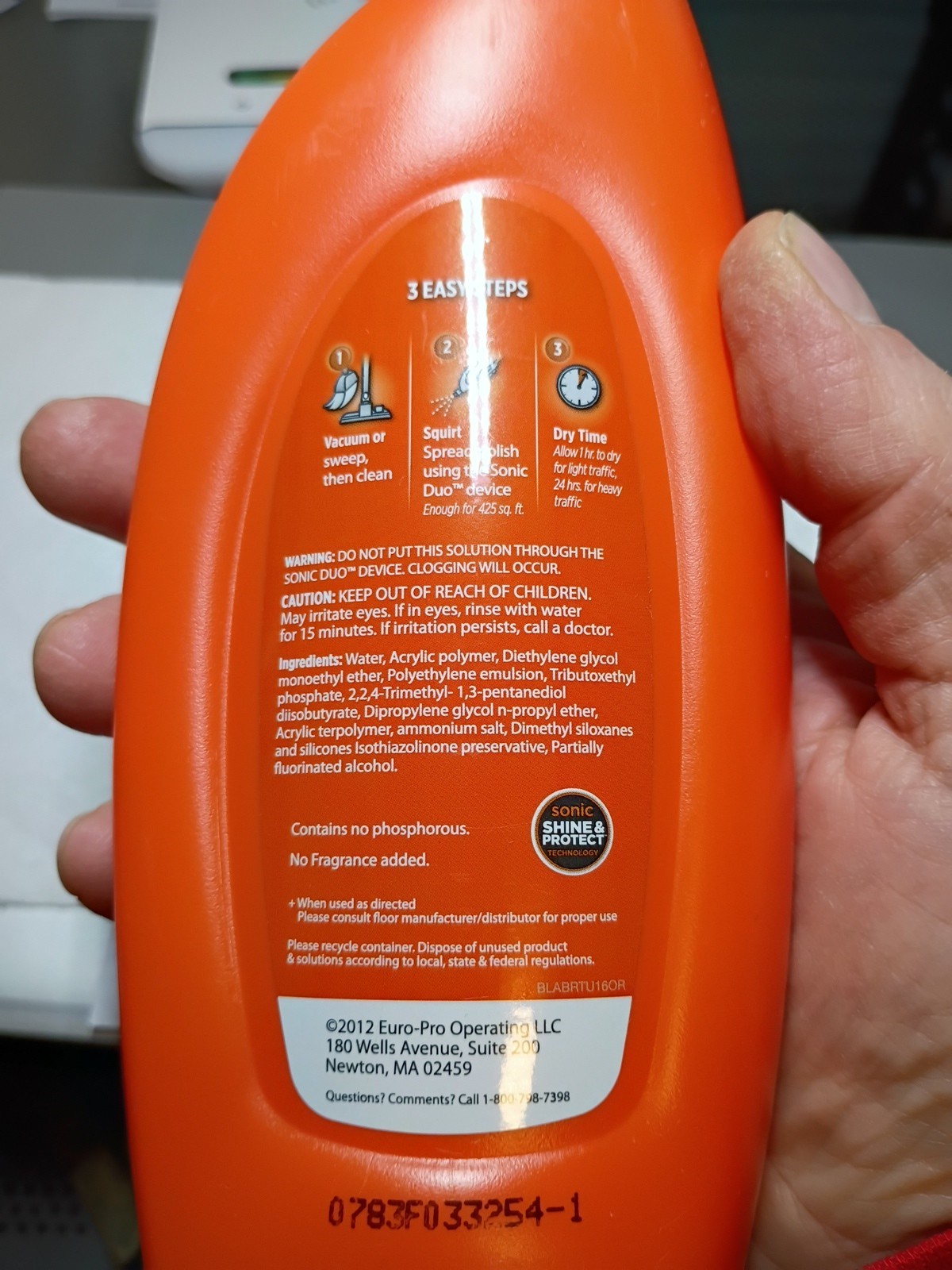 SHARK Wood Hard Floor Polish 16 Fl Oz High Gloss Restores Protects NEW SEALED