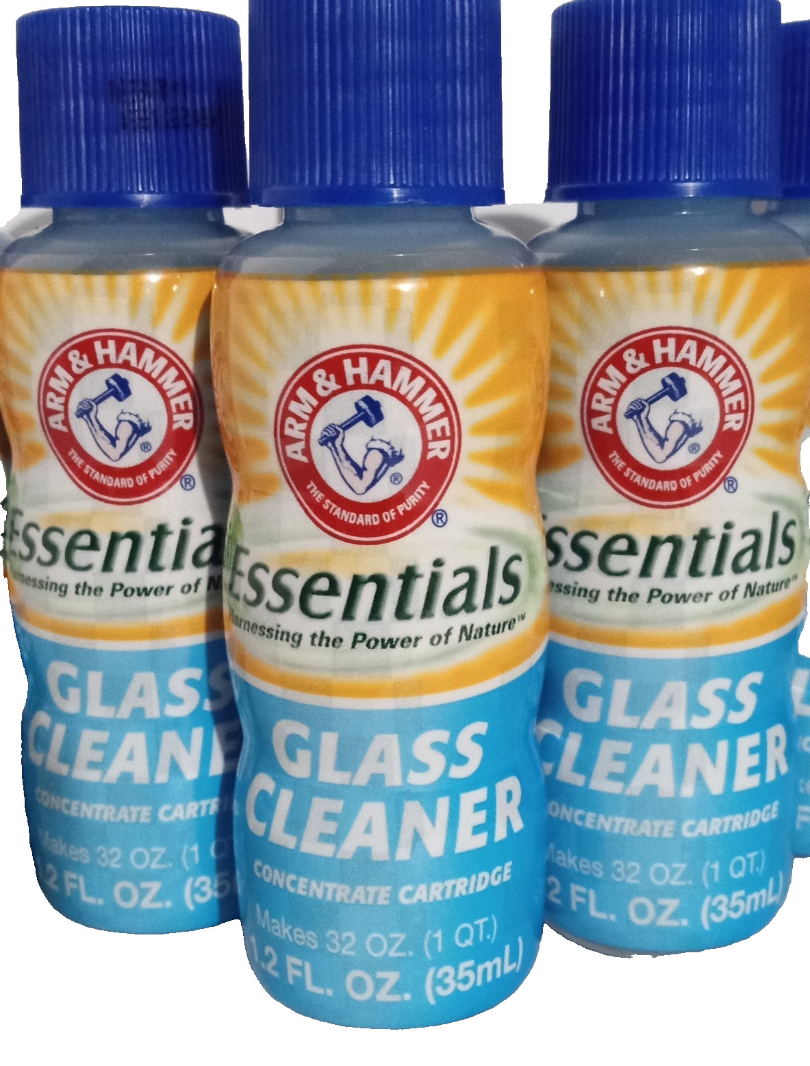 New Lot 6x GLASS CLEANER Arm & Hammer Essentials Refill Concentrate Cartridge