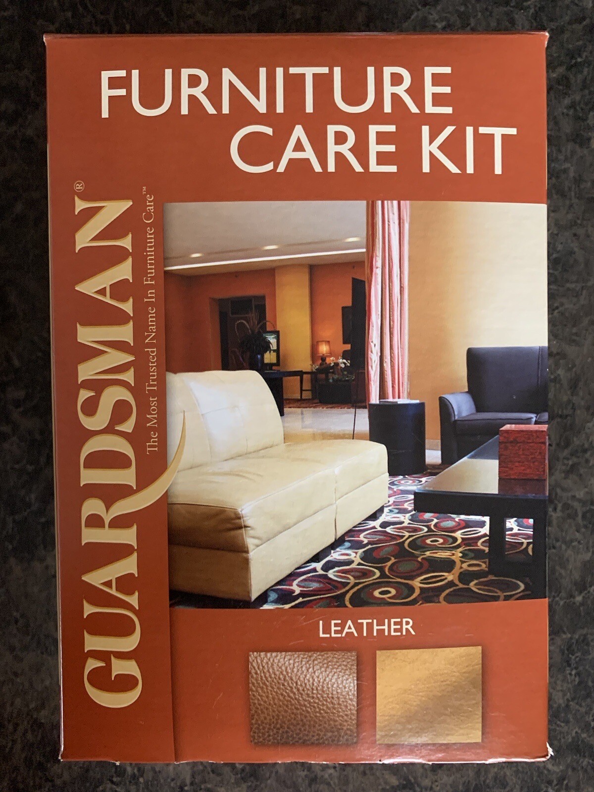 NEW Guardsman Home Office Furniture Care Kit Leather Cleaning Products Set