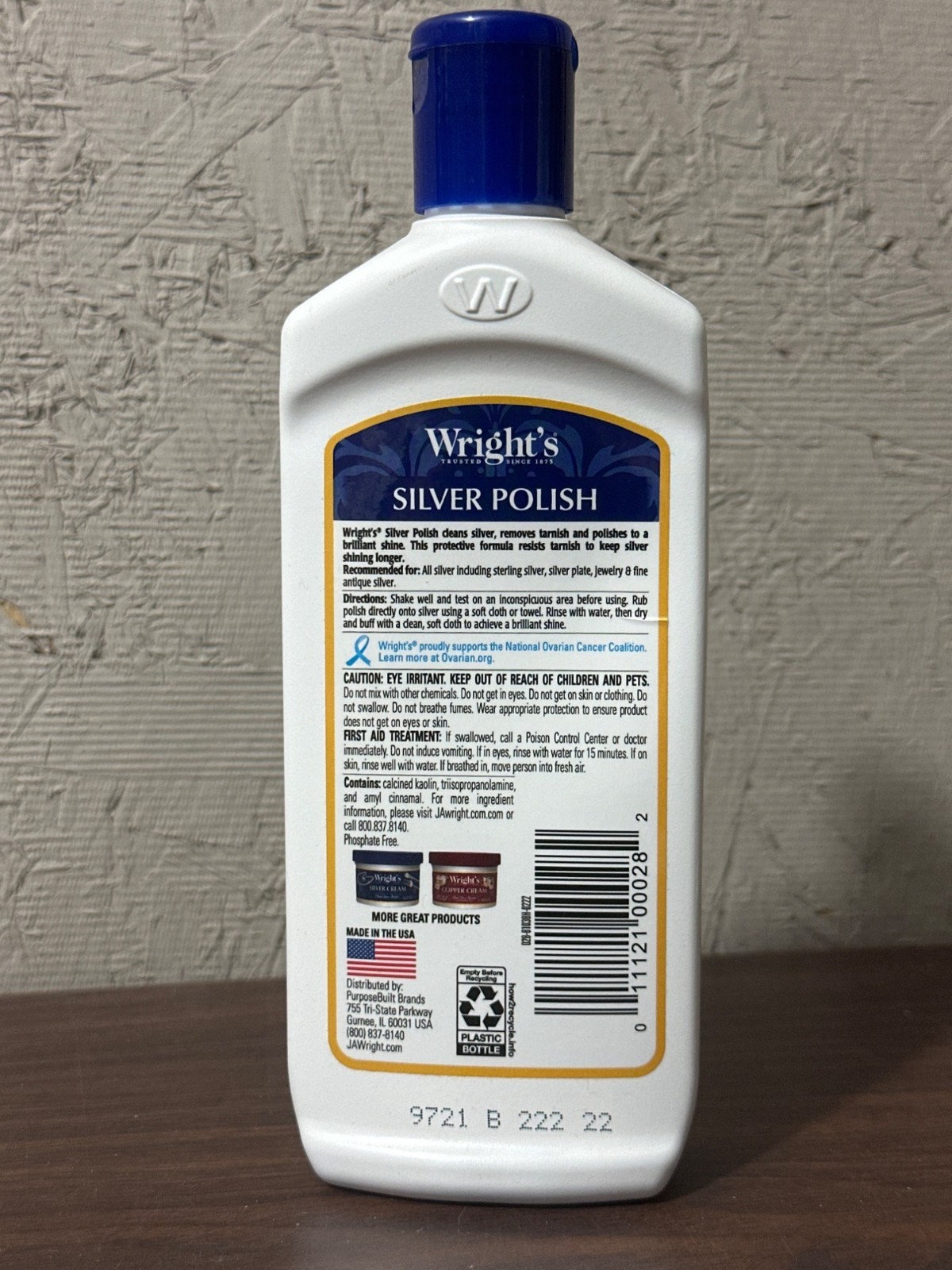 Wrights Silver Polish 7 Fl Oz – Cleans Shines Protects & Tarnish Resistant