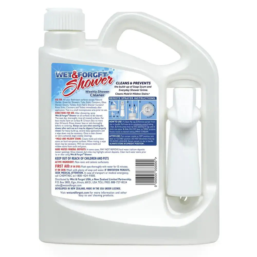 NEW WET & FORGET 801064 LARGE 64OZ BOTTLE SHOWER SPRAY CLEANER SALE 9781709
