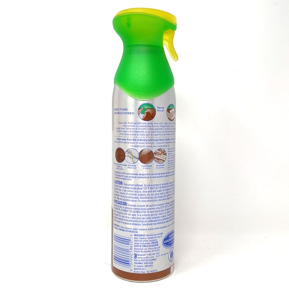 Swiffer Dust Shine Furniture Multi-Surface Spray 9.7 oz Sweet Citrus & Zest