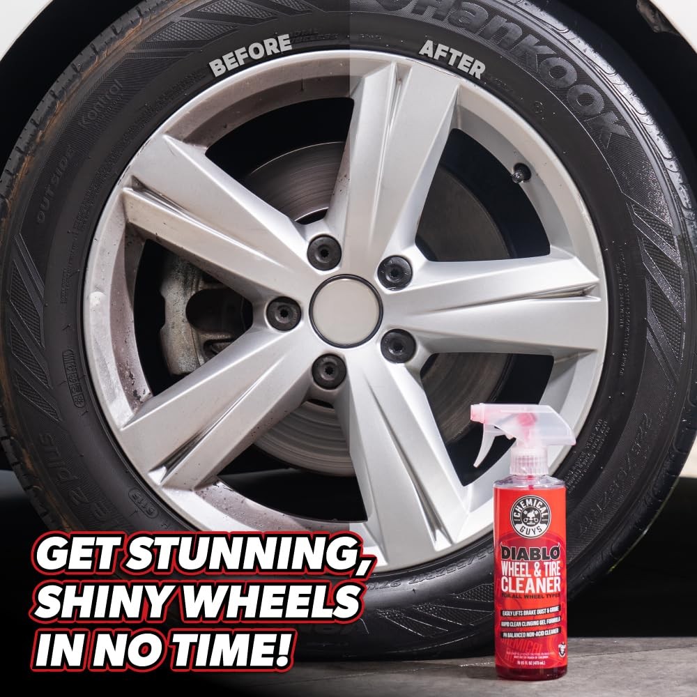 Foaming Wheel Cleaner Gel Safe All Finishes Cars Trucks SUVs Motorcycles 32oz