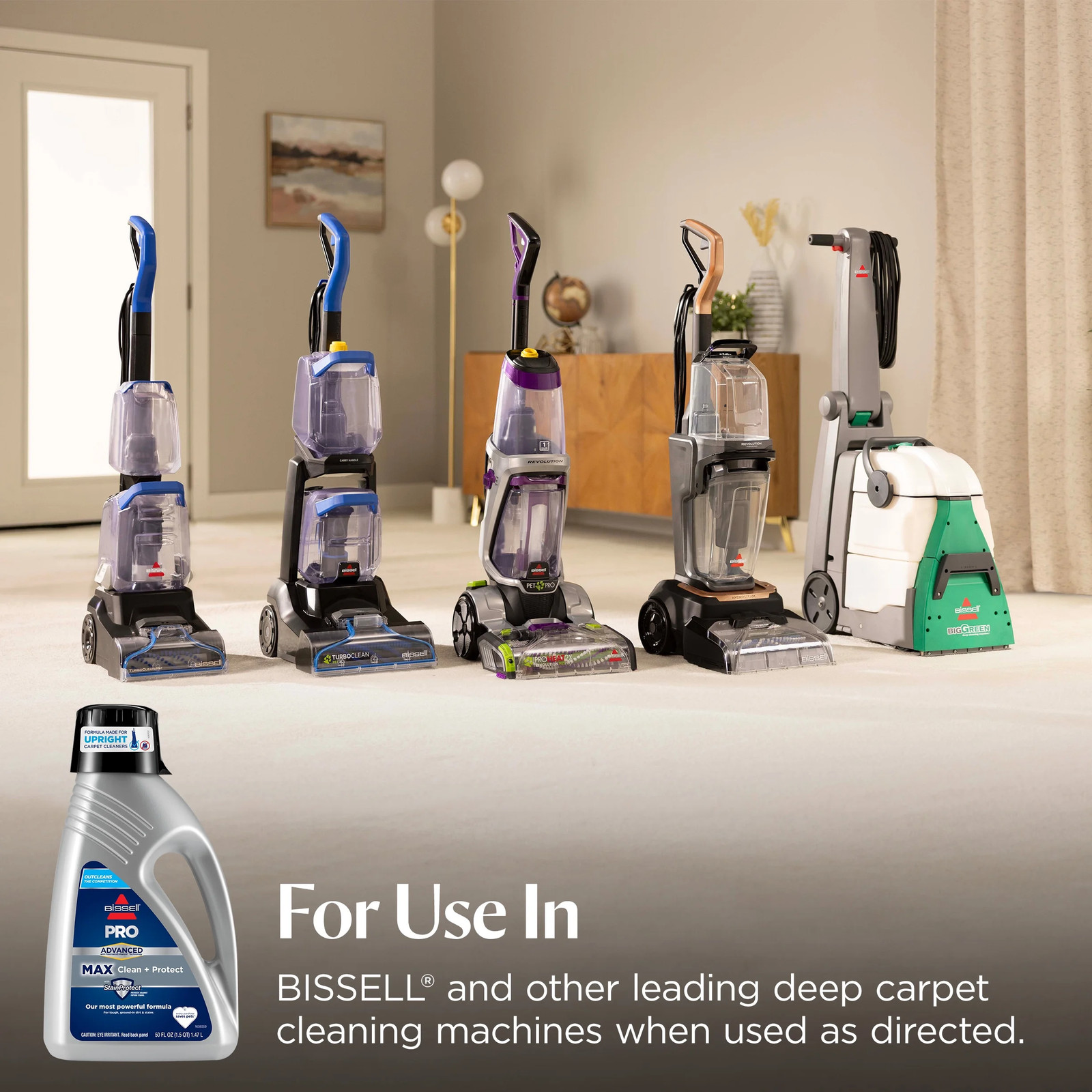 Advanced Pro Max Clean + Protect Deep Cleaning Carpet Formula, 50 Fl. Oz., 70E1