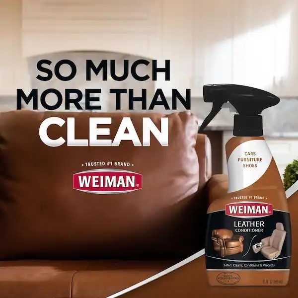 (Two pack) Weiman Leather Cleaner/Conditioner