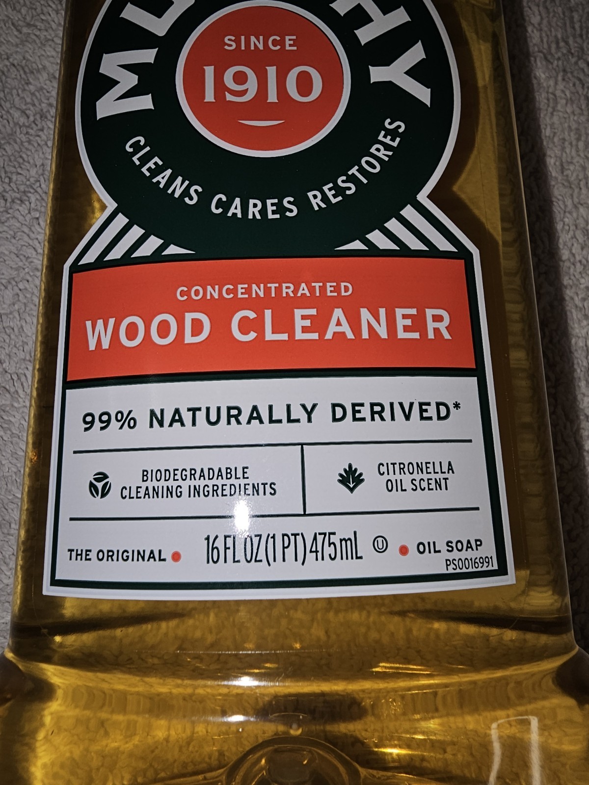 New Murphy’s Oil Soap Wood Cleaner 16 Oz Bottle