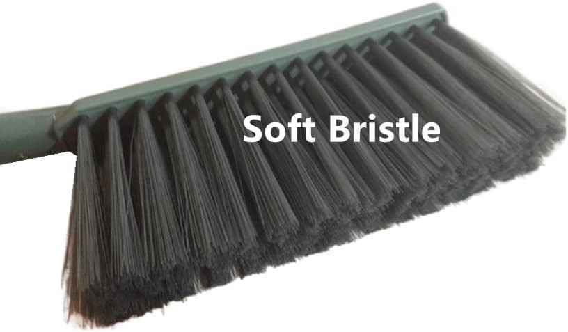 2 Pack Soft Bristle Bed Sheets Sweeping Cleaning Brush with Long Hand, Counte…