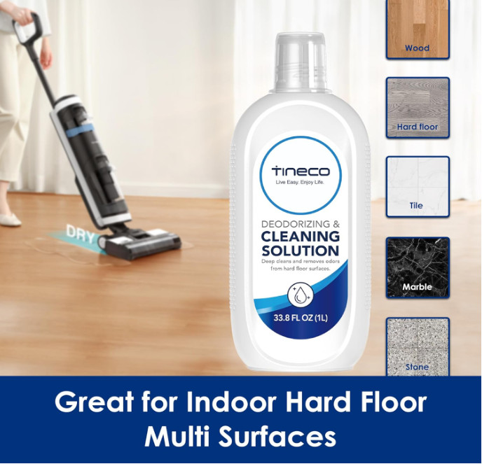 Tineco Floor Cleaning Solution 2L for iFLOOR ONE Series, 67.6 Fl Oz (Pack of 1)