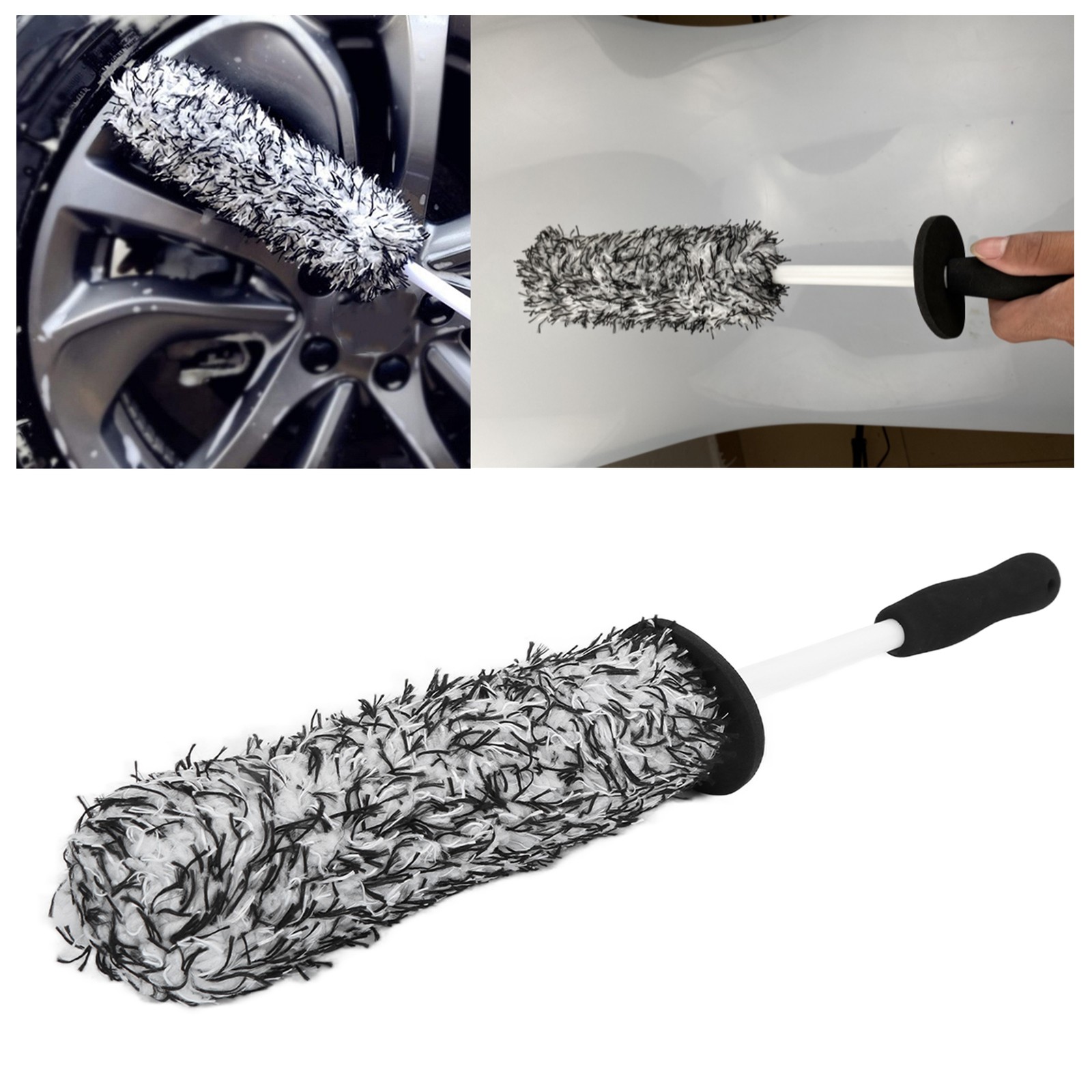 Rim Detailing Brush 42cm/16.5in Length Tire Scrub For Chassis For Bumper Fo TWGQ