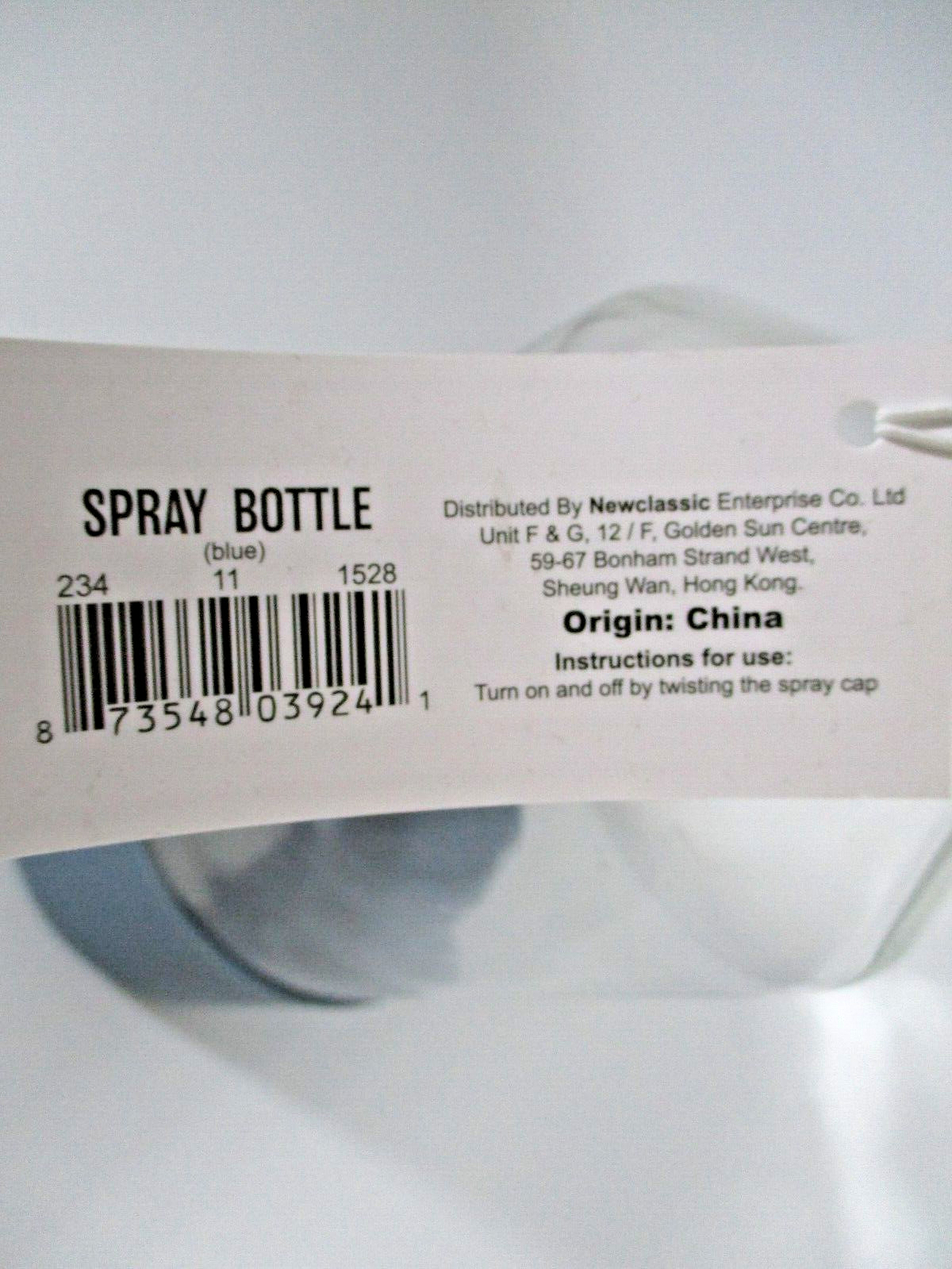 Reusable Cleaning Glass Spray Bottle Blue Silicone Sleeve