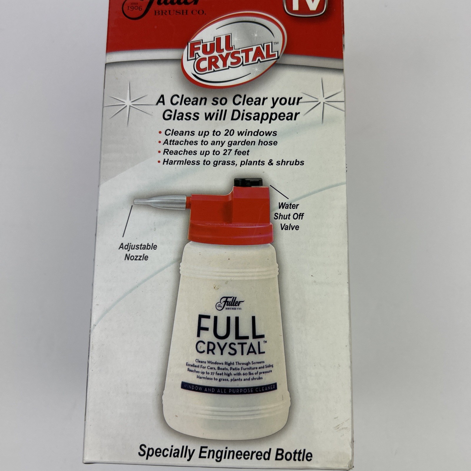 Full Crystal Window Cleaning Kit – 4 oz Glass 4 Ounce (Pack of 1) Window Sprayer