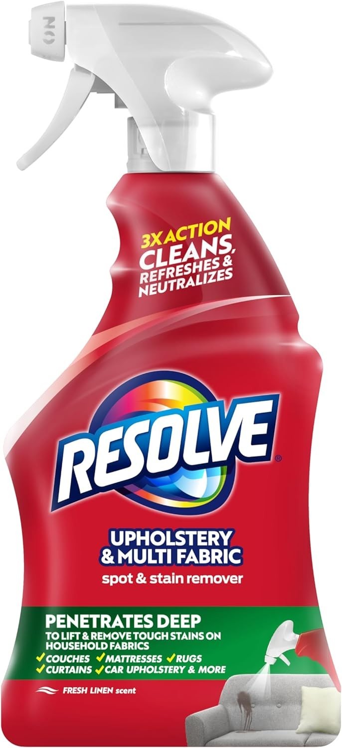 Carpet Cleaner, 22 fl oz Multi-Fabric Cleaner and Upholstery Stain Remover, C…