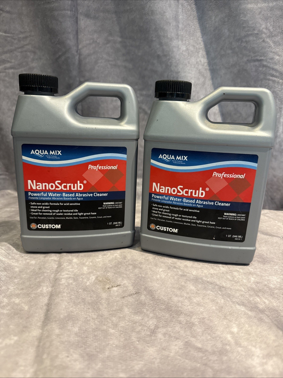 (2) Aqua Mix Nanoscrub Powerful Abrasive Cleaner 1 Qt.