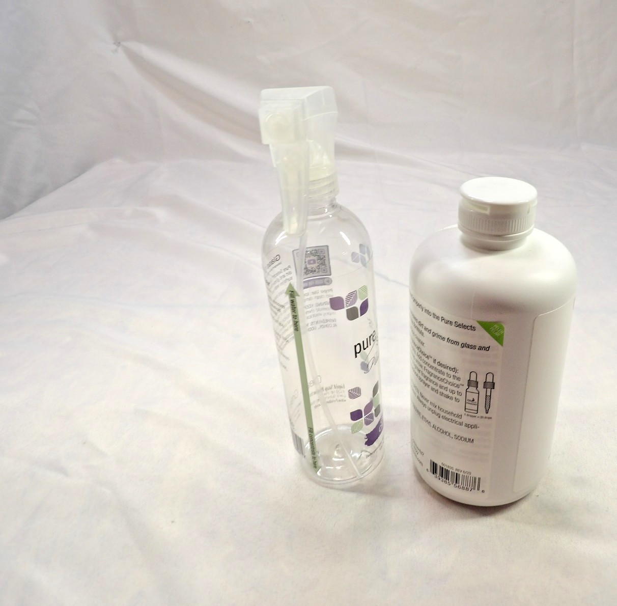 New Pure Selects Glass Cleaner Concentrate Seal Was Cut Never Used W/Sprayer 1Qt