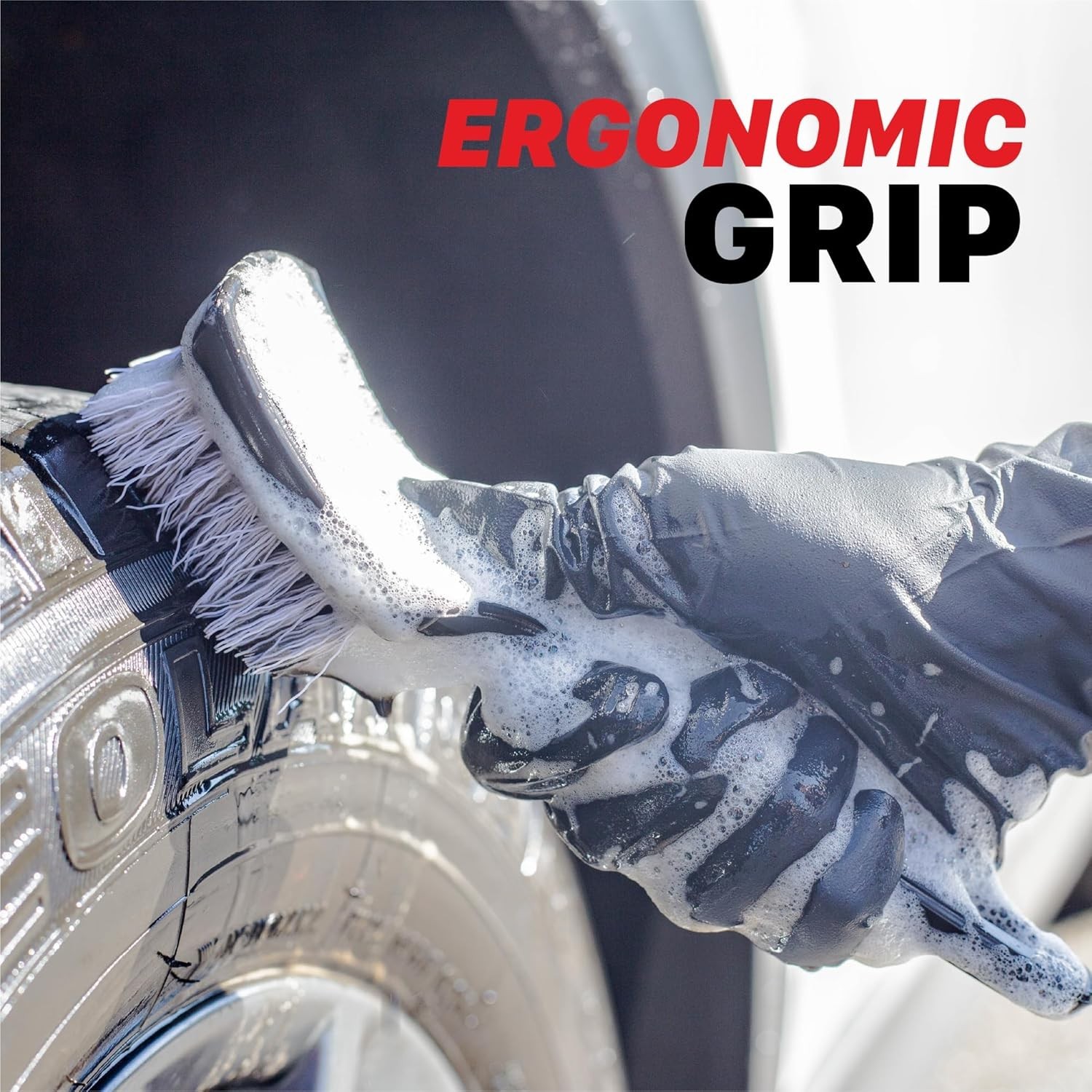 Universal All-Purpose Cleaning Brush – Long-Handled Stiff Bristle & Lightweight