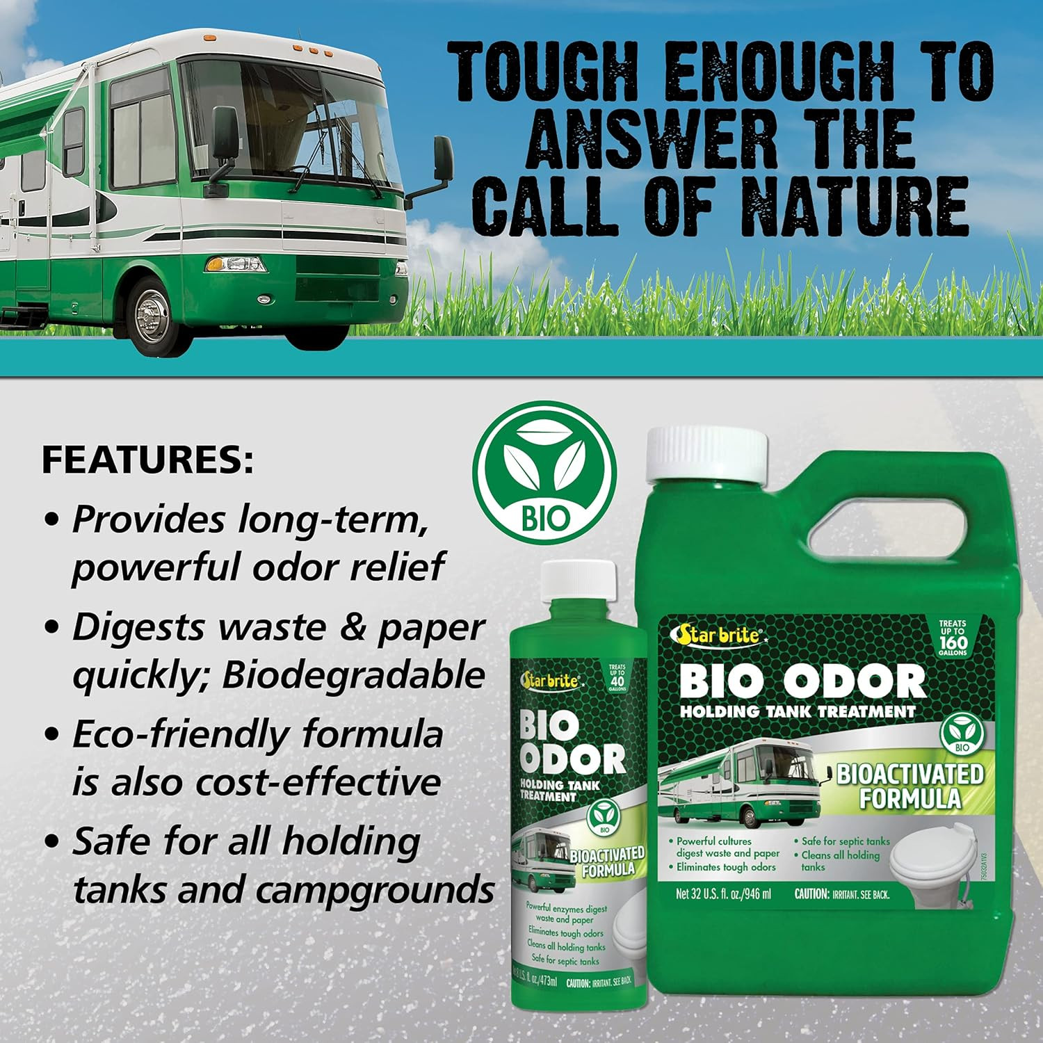 Bio Odor Holding Tank Treatment – 32 OZ (075032)