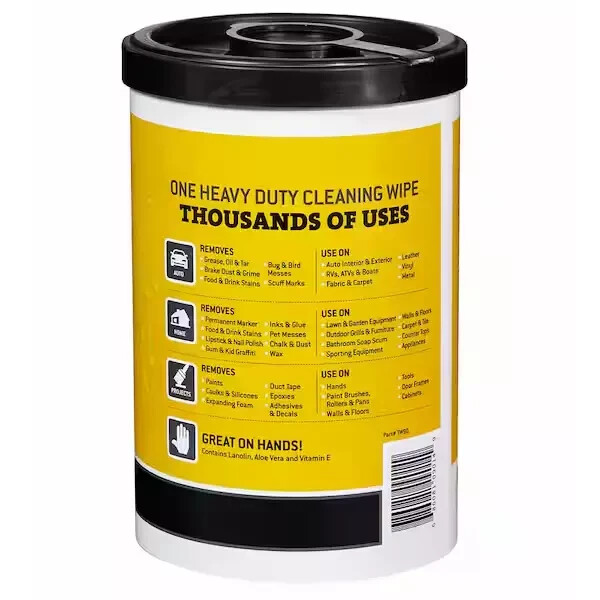 Citrus Scent Heavy-Duty Cleaning Wipes (90-Count)
