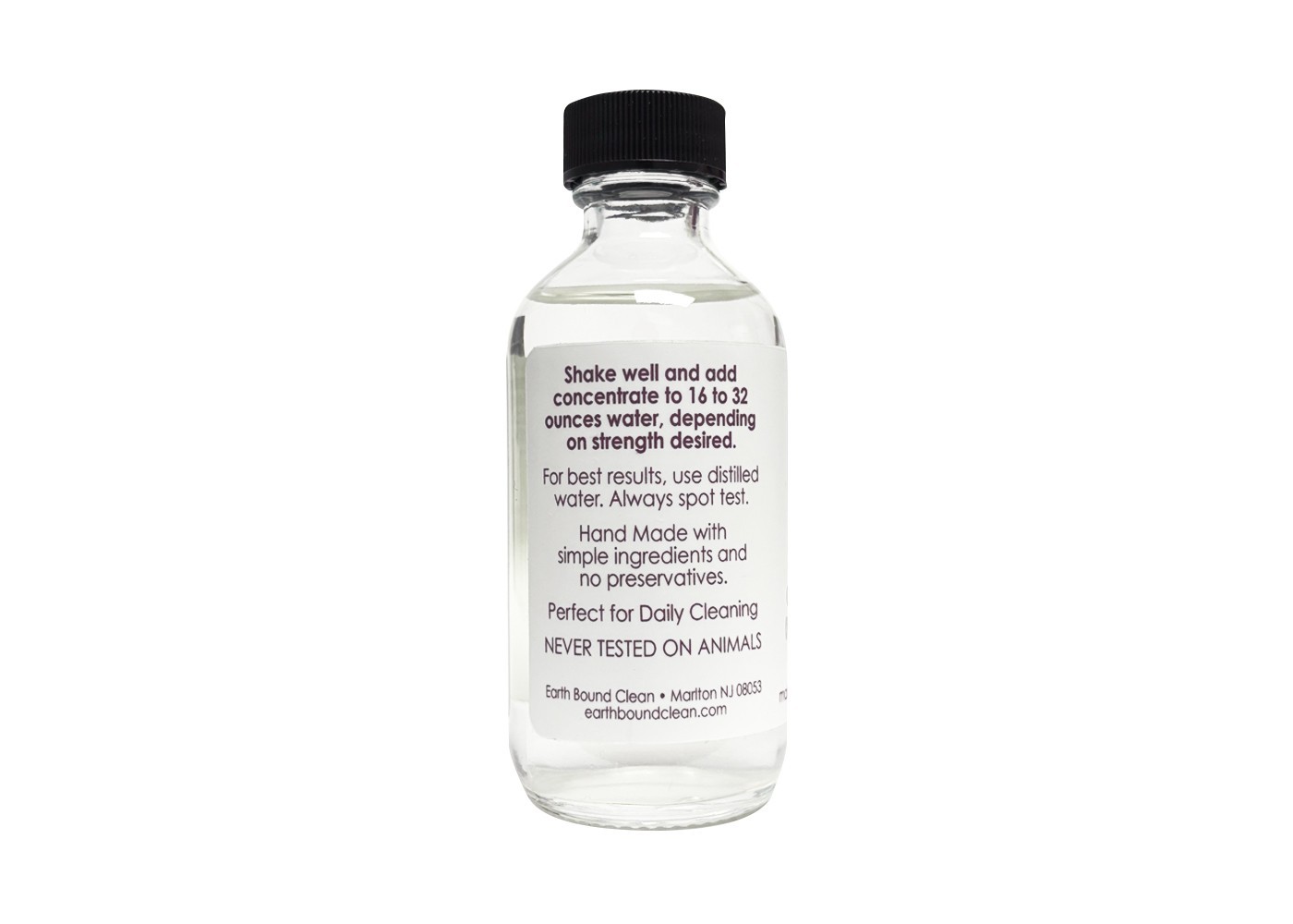 EARTH BOUND CLEAN All Purpose Cleaning Concentrate Kitchen Bathroom Non Toxic