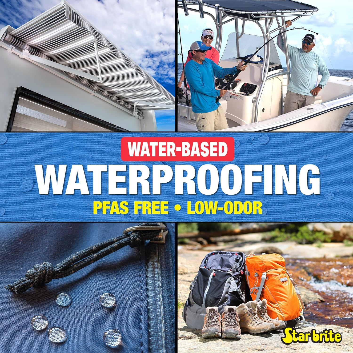 Low-Odor Water-Based Waterproofing – Adds and Restores Water-Repellency and UV P