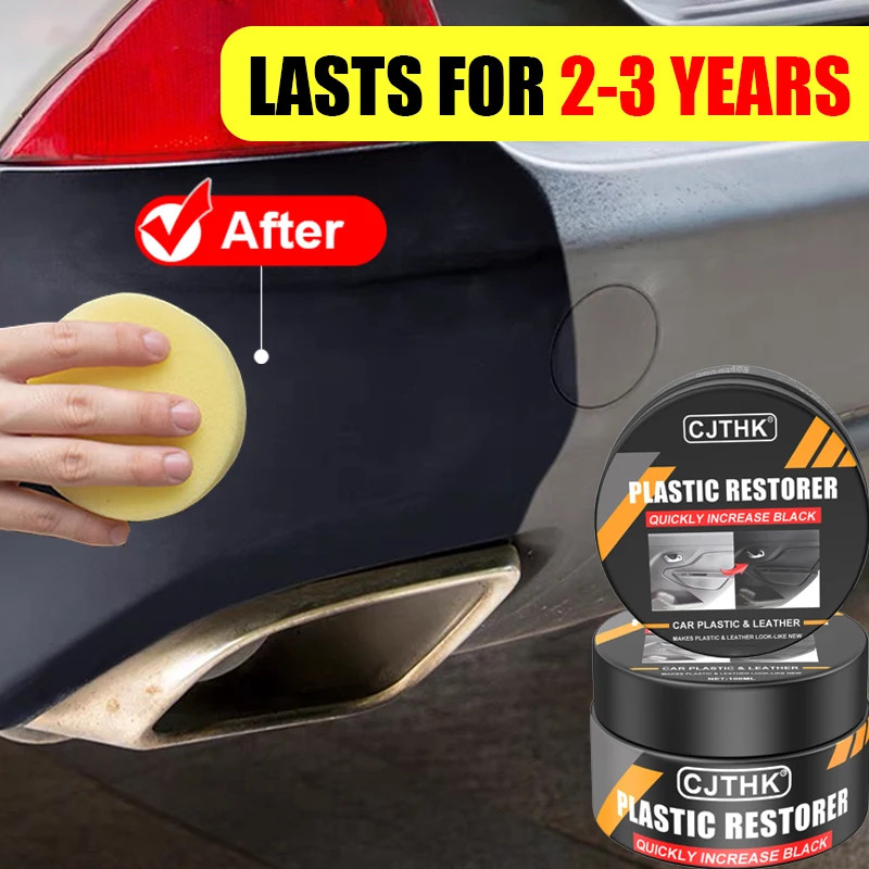 Car Plastic Restorer Back To Black Gloss Auto Interior Leather & Panel Renewal W