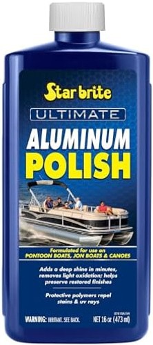 STAR BRITE Ultimate Aluminum Polish Adds a Deep Protective Shine, Removes Lig…