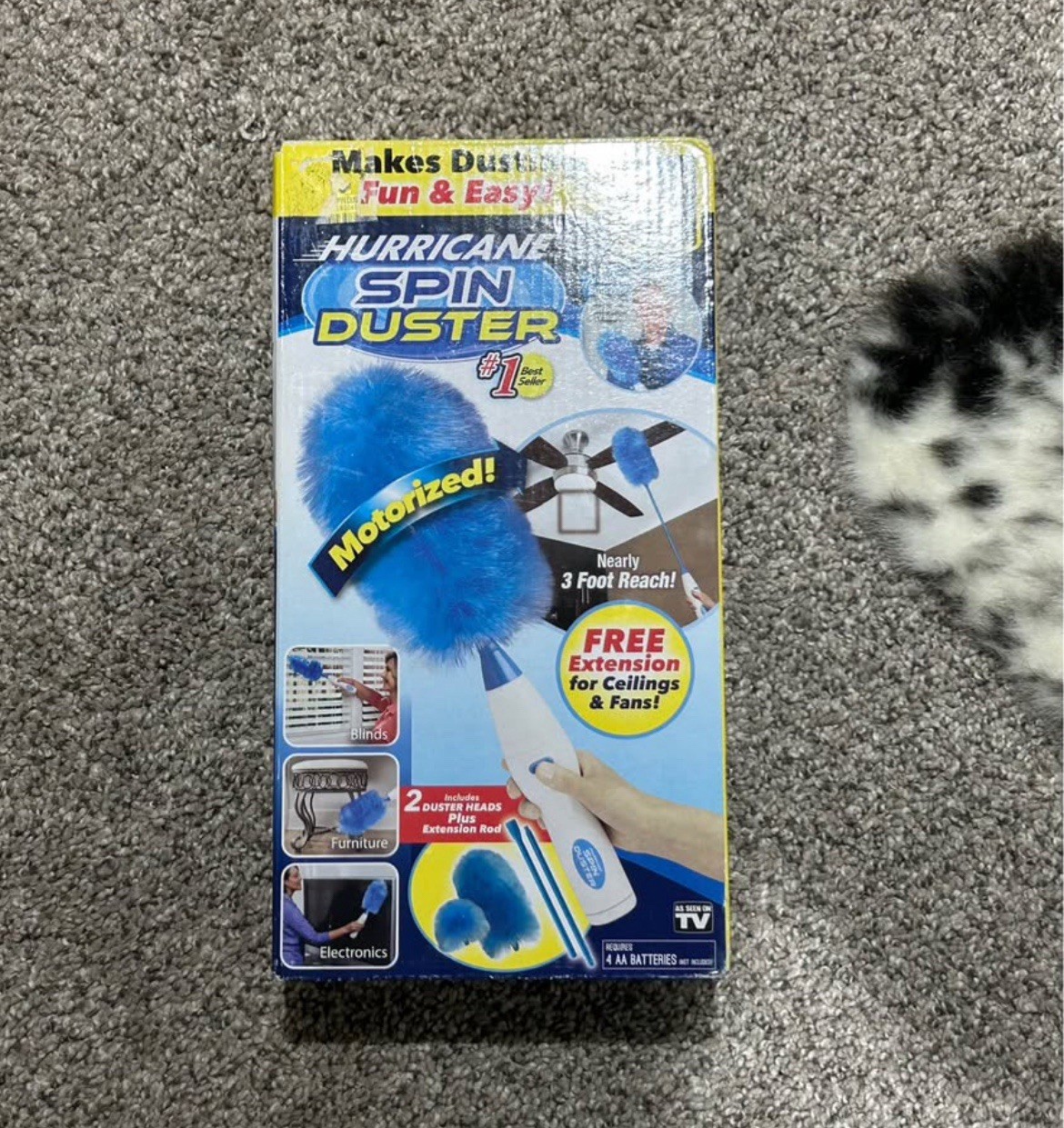 12581-12 Hurricane Spin Duster, Motorized
