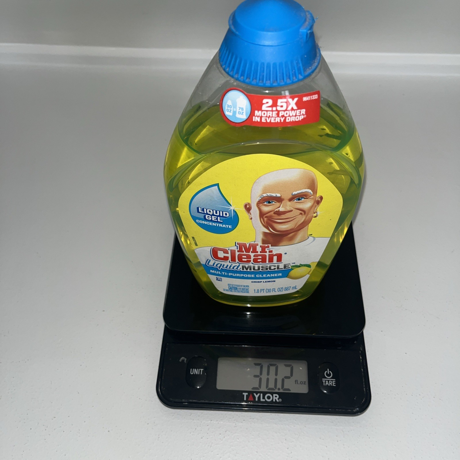 Mr Clean Liquid Muscle Multi Purpose Cleaner Crisp Lemon 30 oz LARGE Size