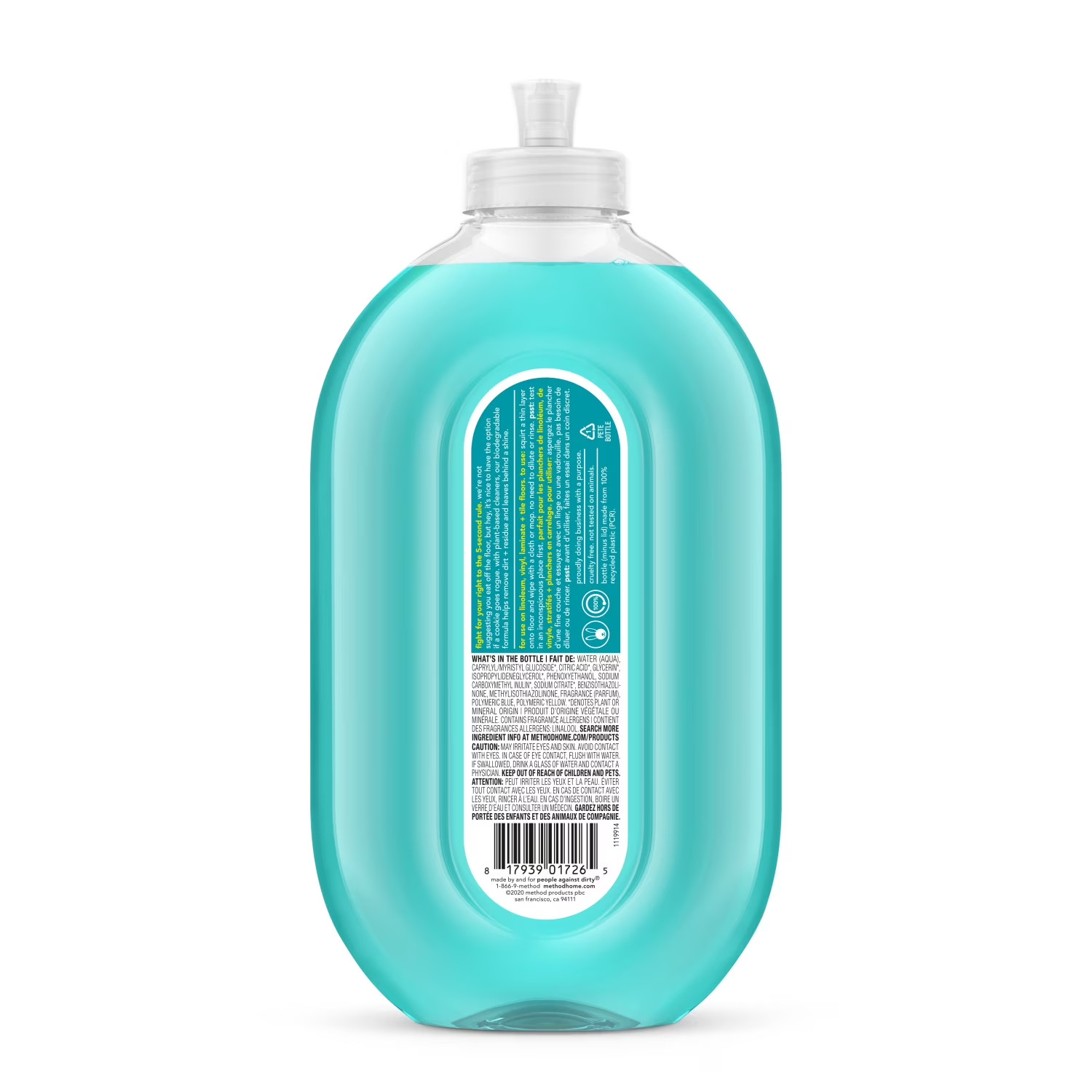 Method Squirt + Mop Hard Floor Cleaner, Spearmint Sage, 25 fl oz
