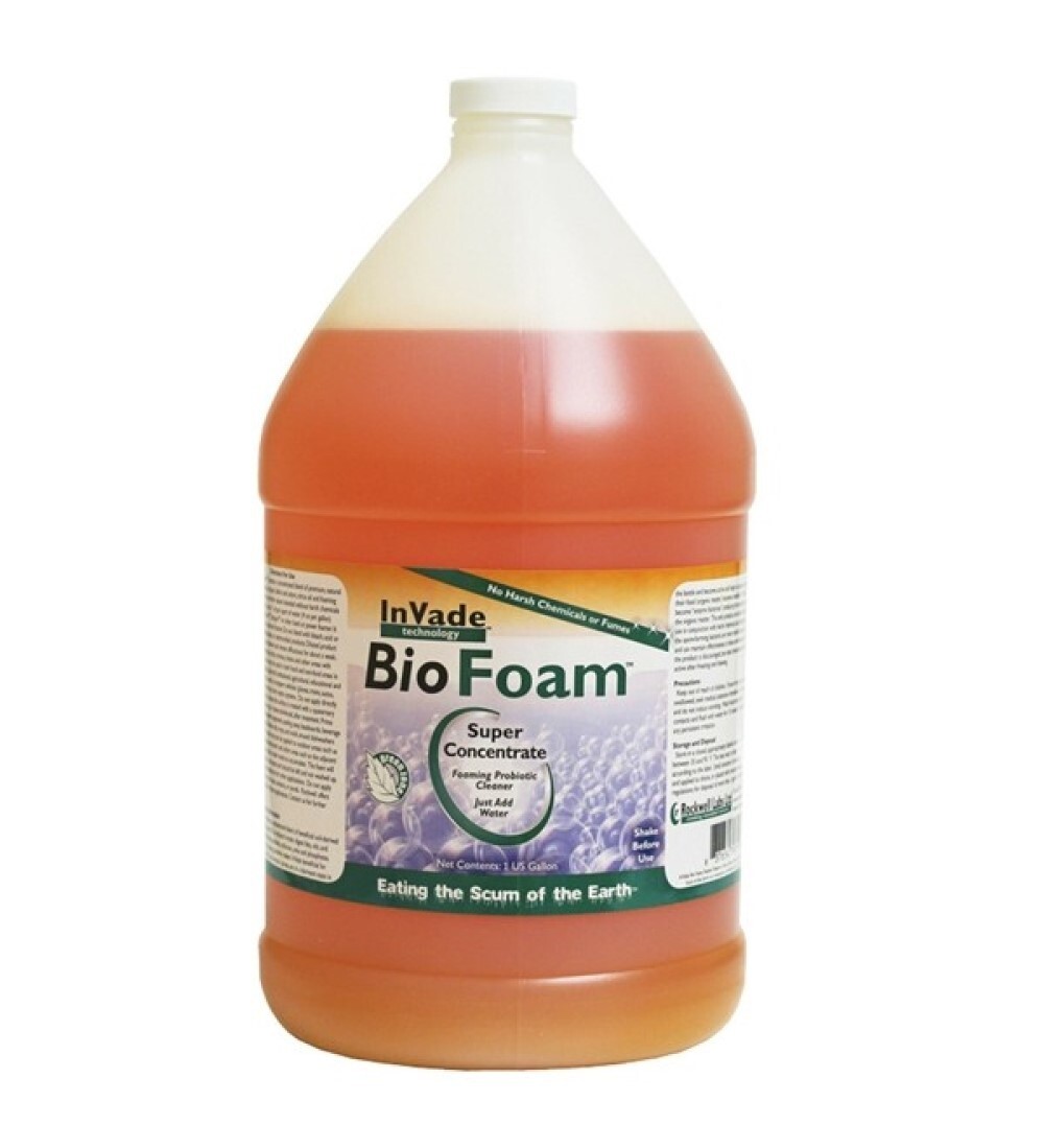 InVade Bio Foam Organic Matter Cleaner 128 fl oz Jug by Rockwell Labs