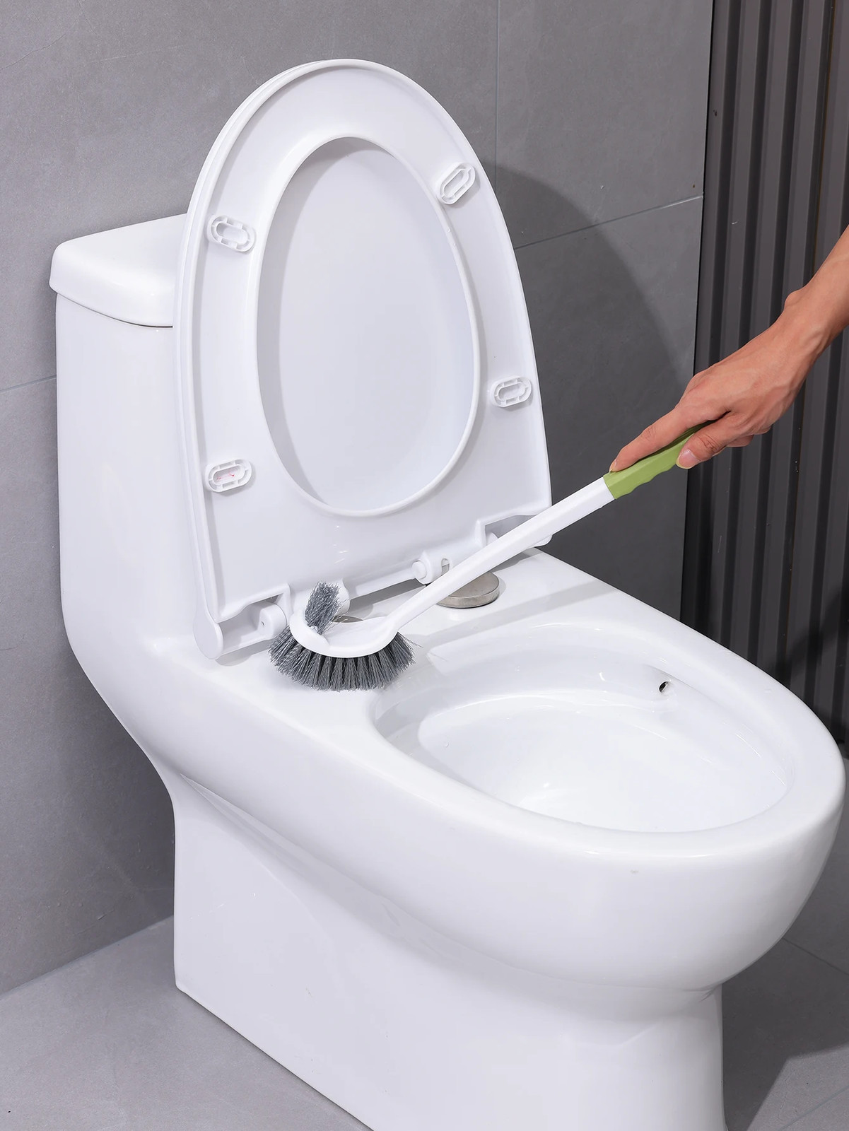 1/2pcs Household Toilet Brush With No Dead Corners No Punching In The…
