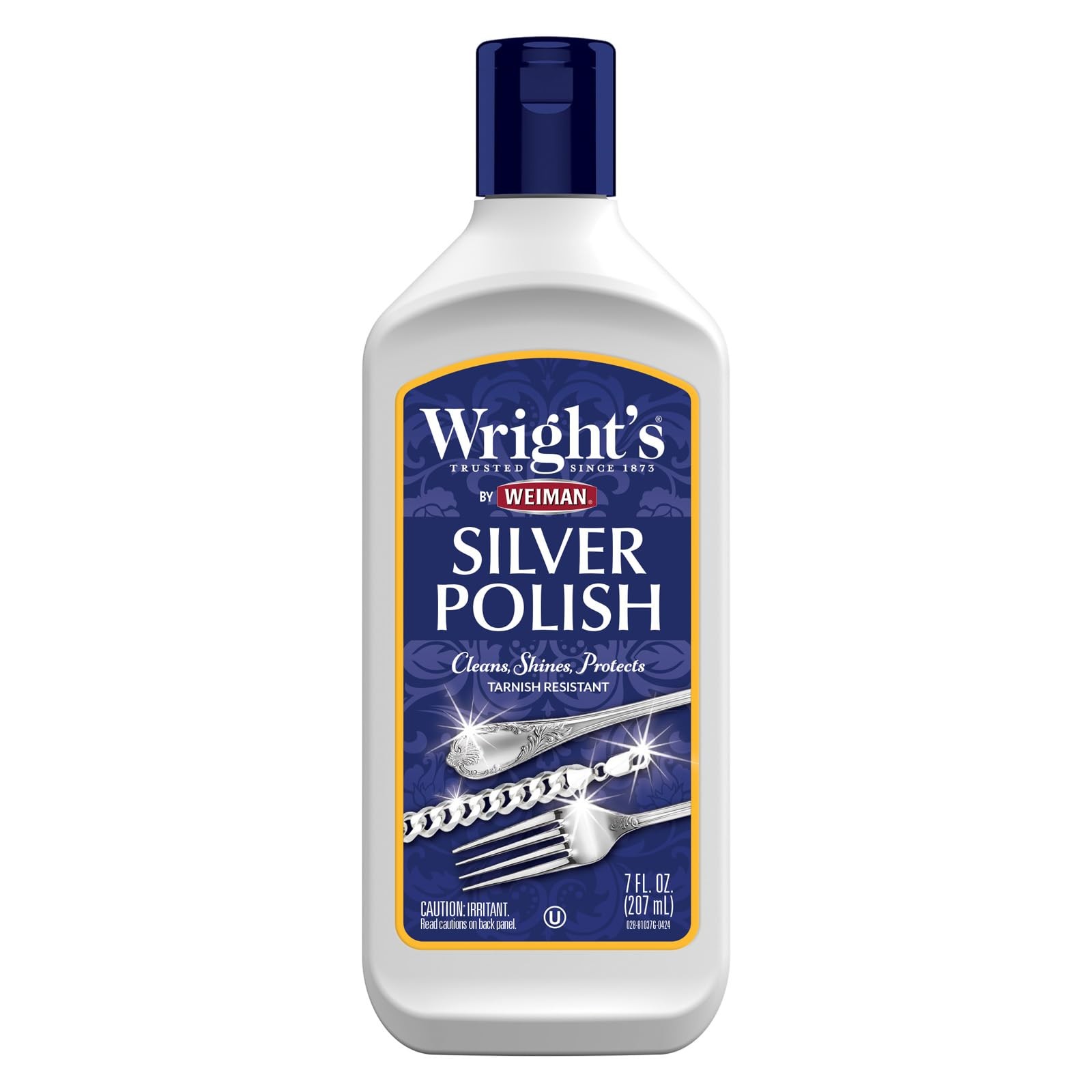 Wright’S Silver Cleaner and Polish – 7 Ounce – Ammonia Free – Use on Silver, Jew