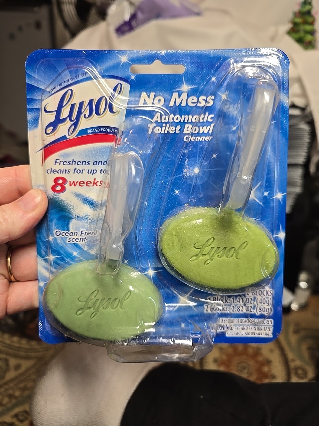 Lysol No Mess Automatic Toilet Bowl Cleaner Ocean Fresh Scent NIPS 2011 HTF Rare