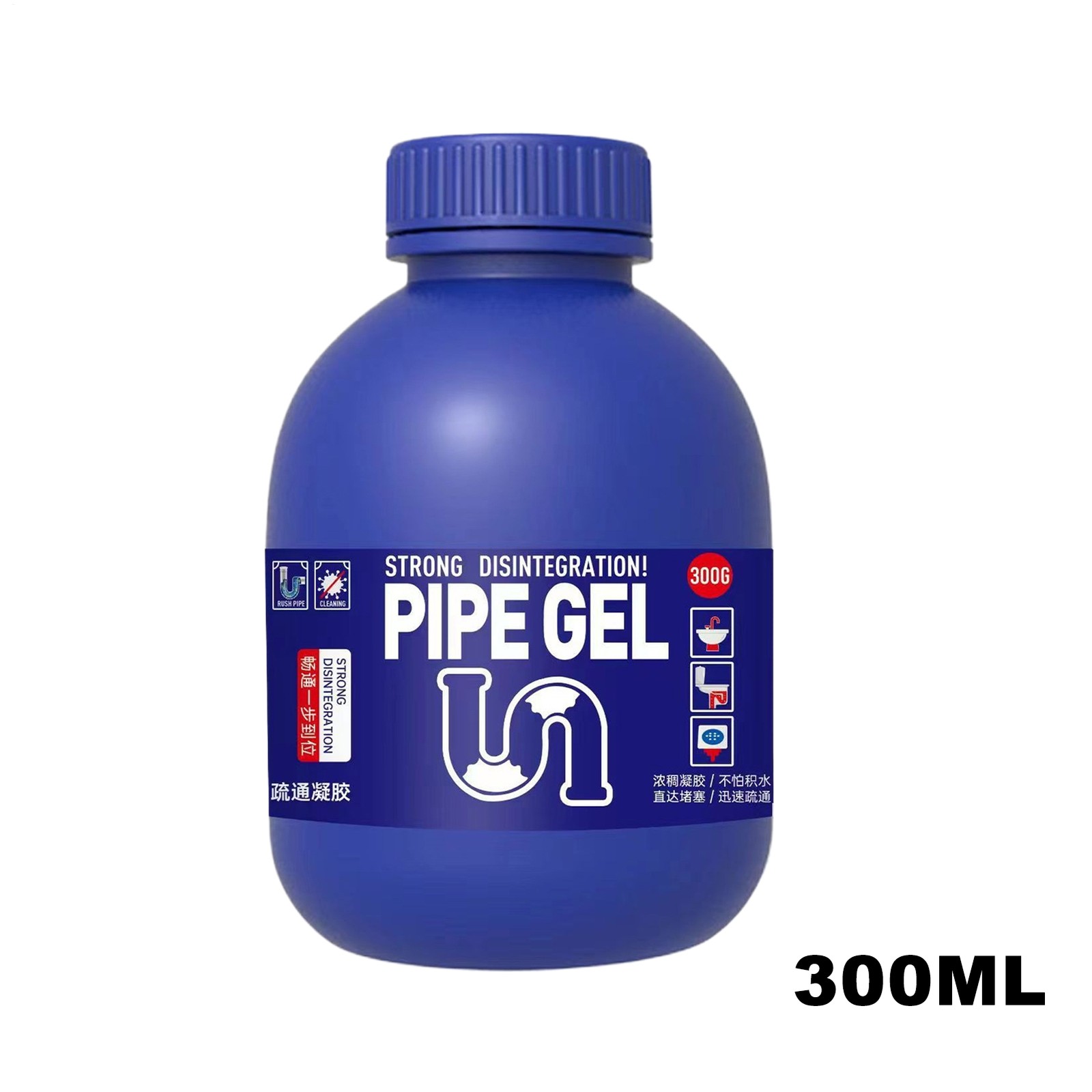 `300ml Powerful Pipe Dredging Agent Wild Tornado Sink & Drain Cleaner Agent`