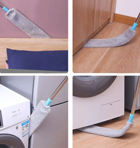 Useful Retractable Gap Dust Cleaning Tool Dust Brush Sweep Mop Brush Household