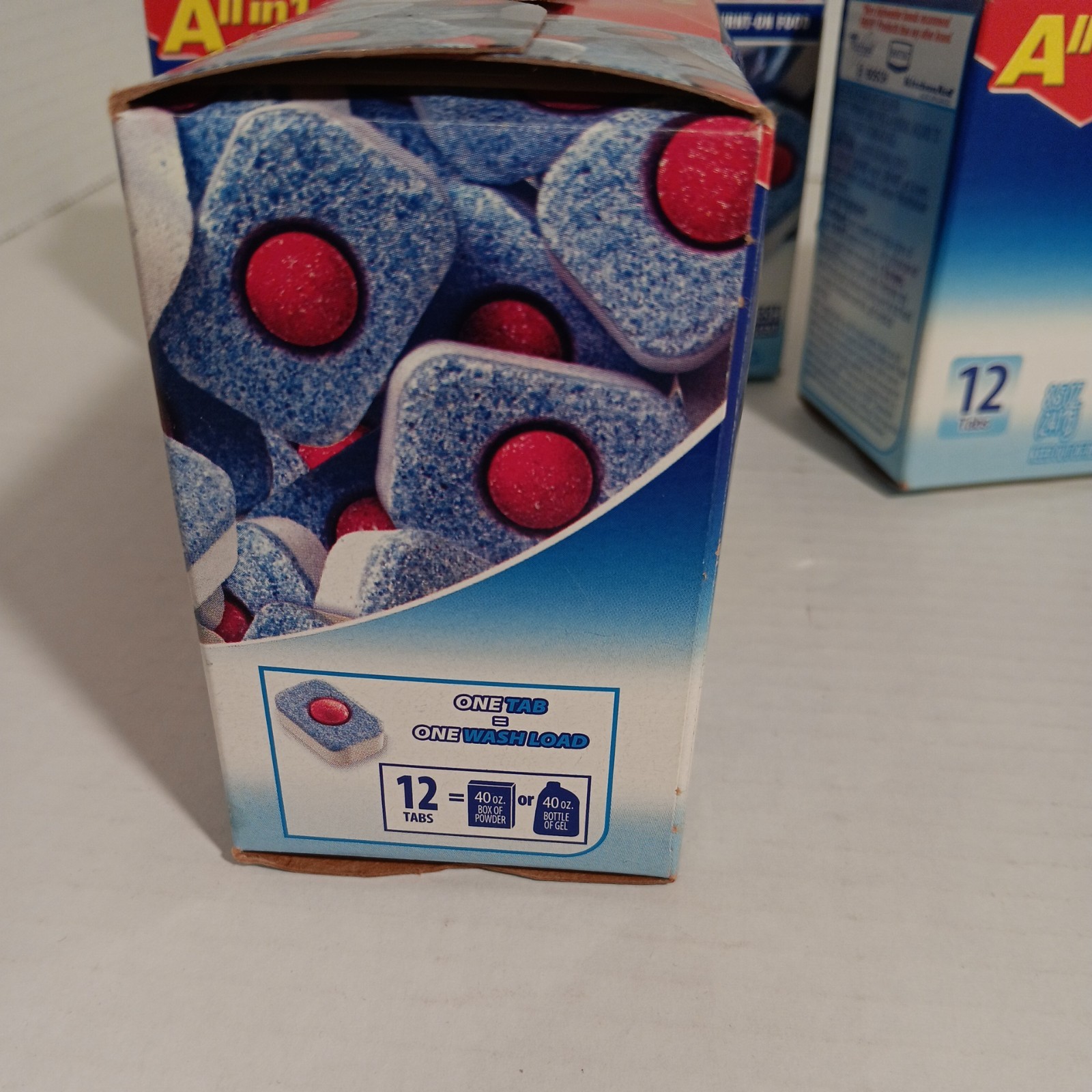 Finish Powerball 8.5 Oz Powerball Tabs 12 Dishwasher Pods All in 1 Fresh Scent