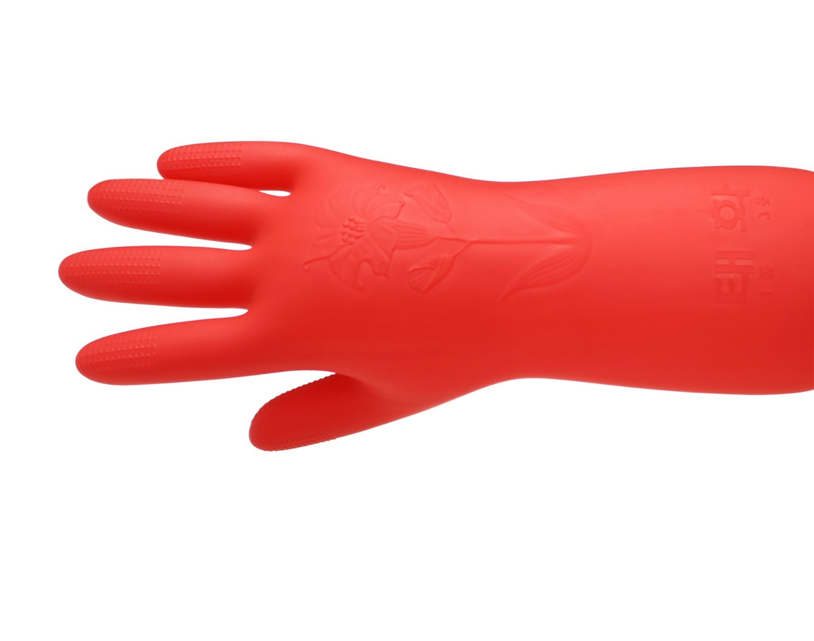 Rubber Cleaning Gloves Kitchen Dishwashing Glove 3-Pair,Waterproof Reuseable, Ma