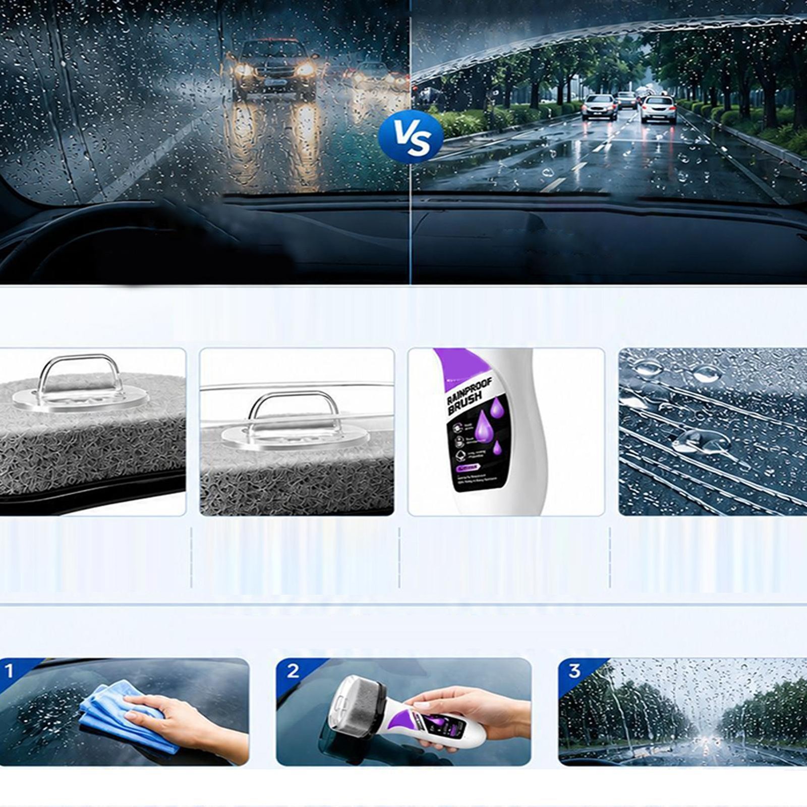 2026 New For Car Window Glass Automotive Oil Film Cleaner Car Windshield Cleaner