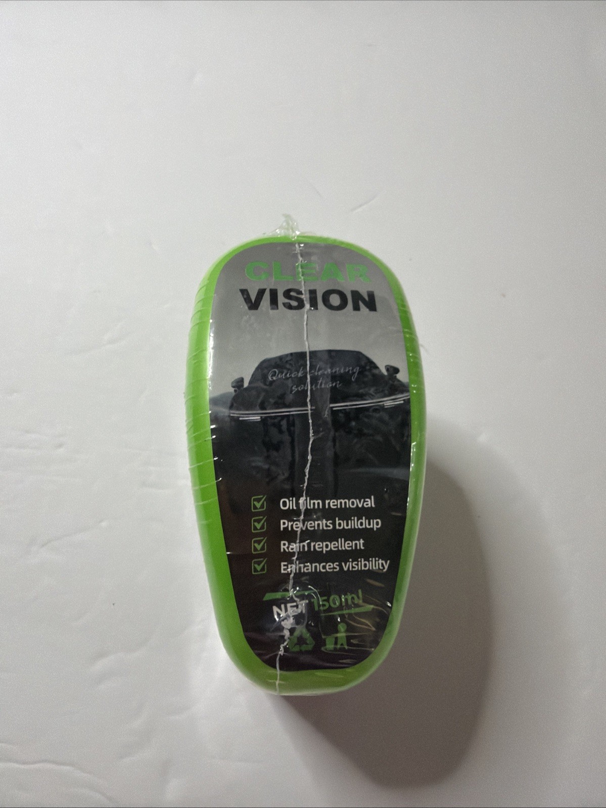 Clear Vision Car Oil Film Cleaning Brush, Clear Vision Glass Cleaner New Car USA