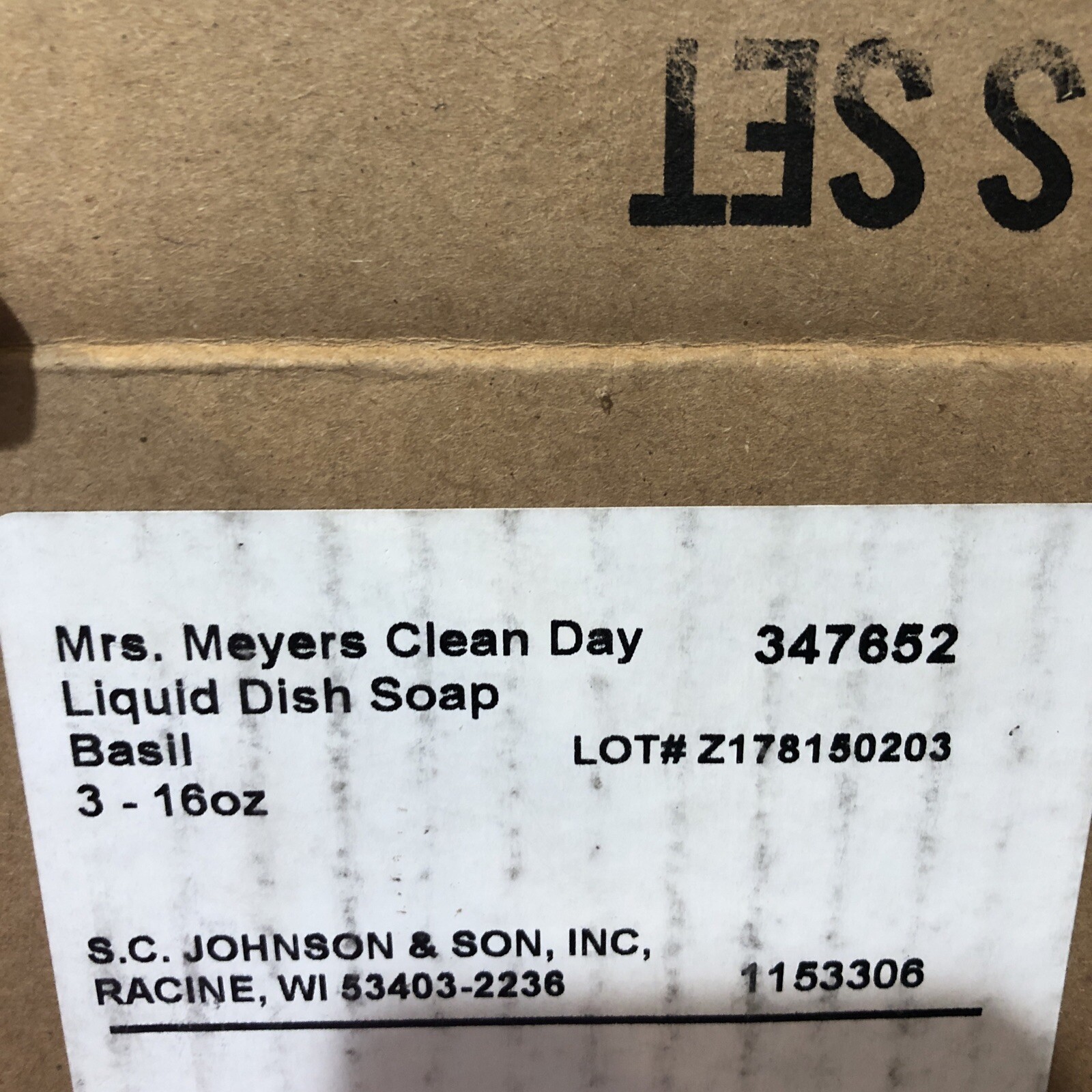 Mrs. Meyer´s Clean Day Liquid Dish Soap, Fresh Basil Scent, 16 fl. oz. (3 Pack)