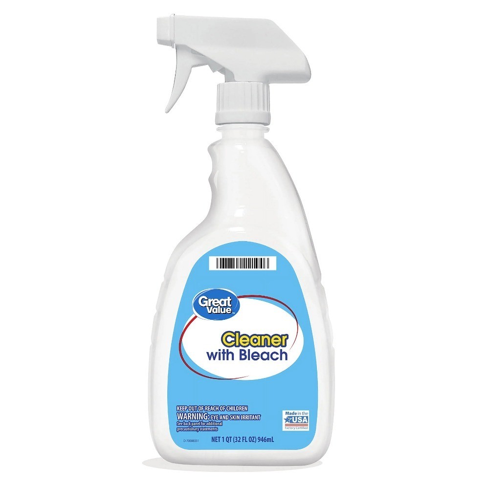 9 Pack 32 fl oz Bleach Cleaning Solution for and Stain Removal