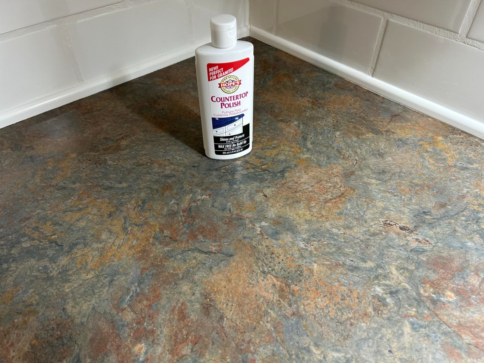 Countertop Restoration Polish, 8 Fl Oz Streak-Free Cleaner for Quartz & Marble