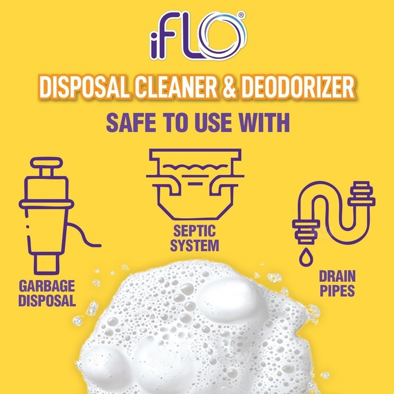 Garbage Disposal Cleaner Pods Foaming Action Citrus Odor Removal Kitchen Care US