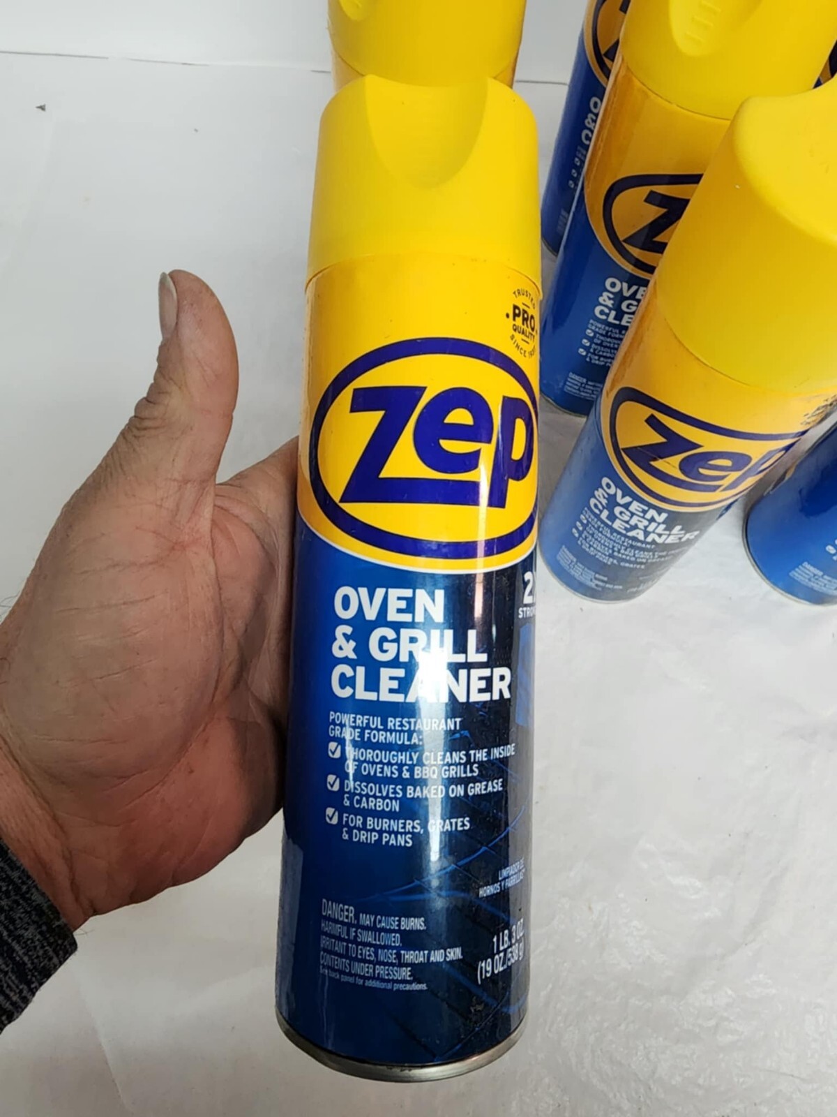 Zep Heavy-Duty Oven and Grill Cleaner ZUOVGR (12) 1 Lb 3 Oz Each